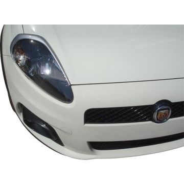 Motordrome Koplampspoilers passend voor Fiat Grande Punto 2005- (ABS)