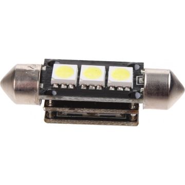 AutoStyle Festoon Lamp 3Q SMD Xenon-Optiek 11x37mm 12V, per stuk, met CAN-bus ondersteuning