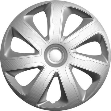 Autostyle Wieldoppen 16 inch Livorno Zilver - ABS