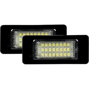 AutoStyle Set pasklare LED nummerplaat verlichting - passend voor Audi/Volkswagen/Skoda/Porsche diversen