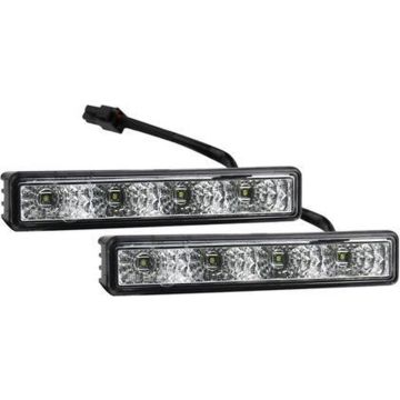 AutoStyle Set Universele Dagrijdlampen (DRL) - 4W Cree LED - 125x24x33mm - incl. E-Keurmerk