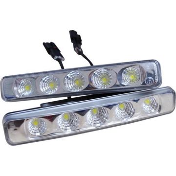 AutoStyle Set Universele Dagrijdlampen (DRL) - 4W Spot Light LED - 192x32x41,5mm - incl. E-Keurmerk