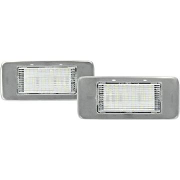 AutoStyle Set pasklare LED nummerplaat verlichting passend voor Opel Astra J Sportstourer &amp; Zafira C