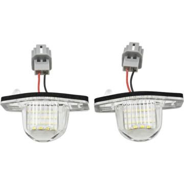 AutoStyle Set pasklare LED nummerplaat verlichting passend voor Honda diversen