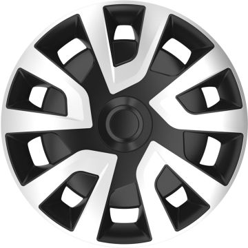 Autostyle Wieldoppen 16 inch Revo Van (bol) Zilver/Zwart - Bol