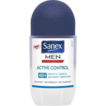 Sanex Men Active Control Anti Transpirant Deodorant Roller 50 ml