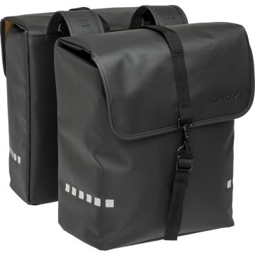 New Looxs Odense Double Dubbele Fietstas - 39 liter - Zwart