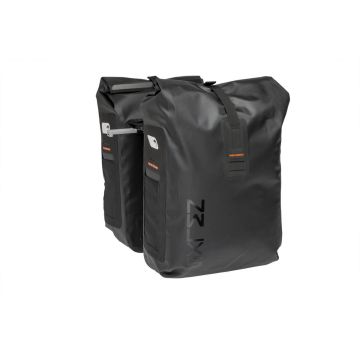 New Looxs Varo Double Dubbele Fietstas MIK - 100% Waterdicht - 40 liter - Zwart