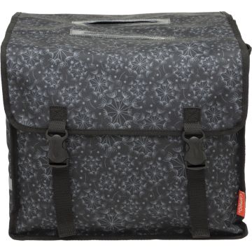 New Looxs Cameo Double Bag - Dubbele Fietstas - 30 liter - Tara Black