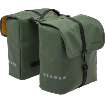 New Looxs Odense Dubbele Fietstas MIK - 39 liter - Groen