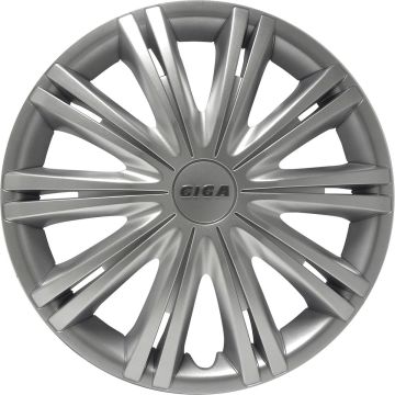 Carpoint Wieldoppen Giga 14 Inch Abs Zilver Set Van 4