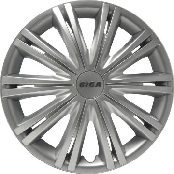 Carpoint Wieldoppen Giga 15 Inch Abs Zilver Set Van 4