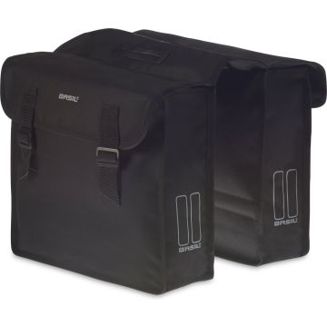 Basil Mara Dubbele fietstas - Zwart - 26 Liter