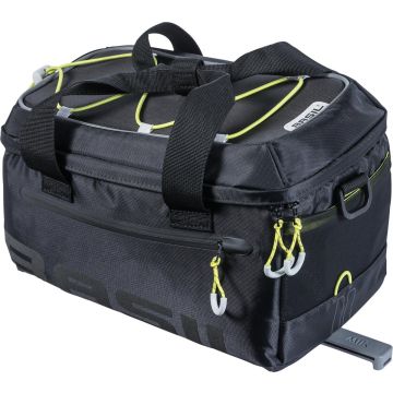 Basil Miles Trunkbag MIK - Bagagedragertas - Zwart - 7 Liter