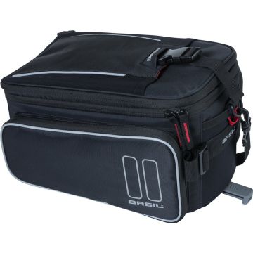 Basil Sport Design Bagagedragertas MIK - Enkele fietstas - Zwart - 15 Liter