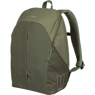 Basil B-Safe Commuter Fietsrugzak Nordlicht - Voor 15,6inch Laptop - Groen - 18 Liter