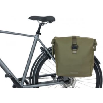 Basil SoHo Dubbele fietstas MIK - Mosgroen - 41 Liter