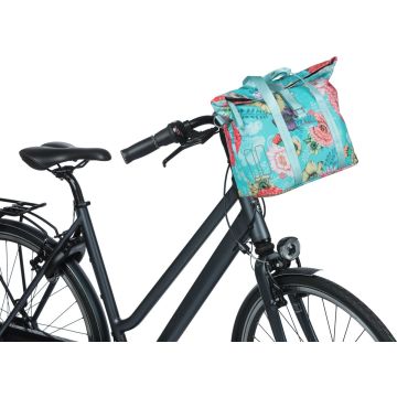 Basil Bloom Field Fietshandtas - Voorop en Achterop - 8-11 Liter- Blauw