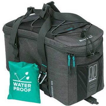 Basil Discovery 365D Bagagedragertas M MIK - 9 Liter - Zwart