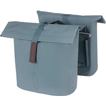 Basil City Dubbele Fietstas MIK - graphite blue - 32 liter