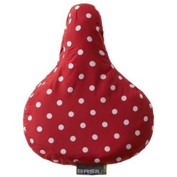 BASIL-ROSA-SADDLE COVER. rood / wit