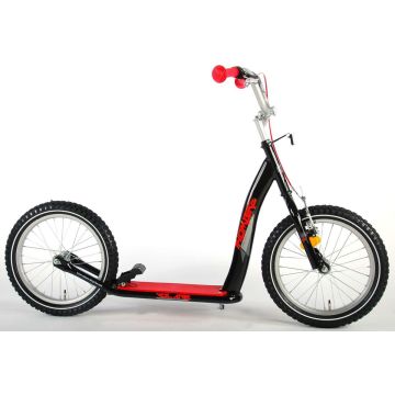 Volare Step - Jongens en Meisjes - 16 inch - Zwart/Rood