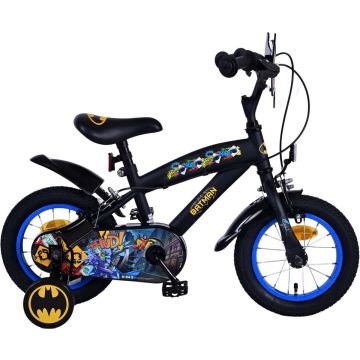 Batman Kinderfiets - Jongens - 12 inch - Zwart - Twee handremmen