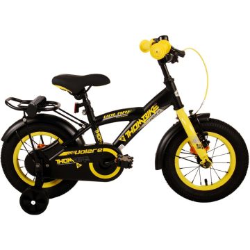 Volare Thombike Kinderfiets - Jongens - 12 inch - Zwart Geel