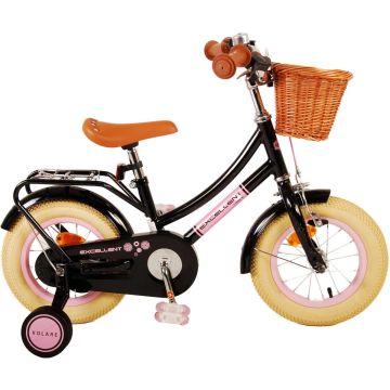 Volare Excellent Kinderfiets - Meisjes - 12 inch - Zwart