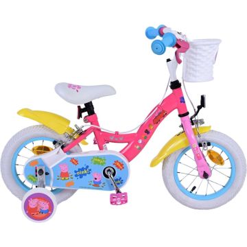 Peppa Pig Kinderfiets - Meisjes - 12 inch - Roze - Twee handremmen