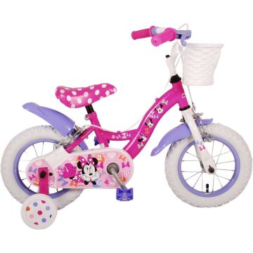 Disney Minnie Cutest Ever! Kinderfiets - Meisjes - 12 inch - Roze - Twee handremmen