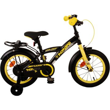 Volare Thombike Kinderfiets - Jongens - 14 inch - Zwart Geel