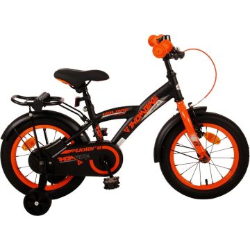 Volare Thombike Kinderfiets - Jongens - 14 inch - Zwart Oranje