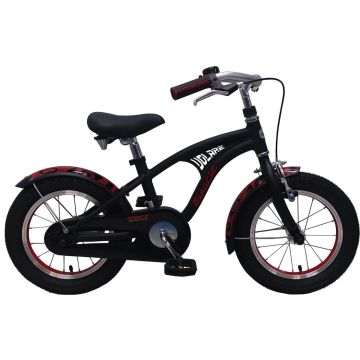 Volare Miracle Cruiser Kinderfiets - Jongens - 14 inch - Mat Zwart - Prime Collection