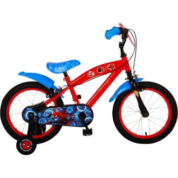 Ultimate Spider-Man Kinderfiets - Jongens - 16 inch - Blauw/Rood - Twee handremmen