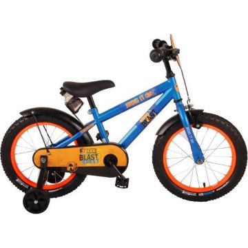 NERF Kinderfiets - Jongens - 16 inch - Satijn Blauw