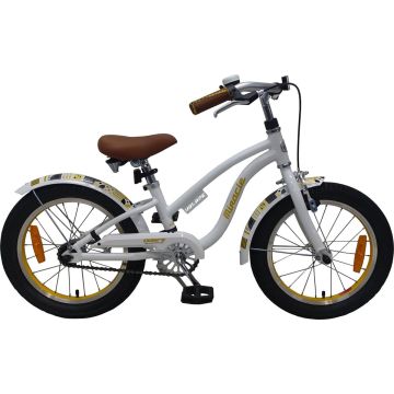 Volare Miracle Cruiser Kinderfiets - Meisjes - 16 inch - Wit - Prime Collection