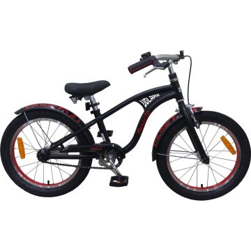 Volare Miracle Cruiser Kinderfiets - Jongens - 18 inch - Mat Zwart - Prime Collection