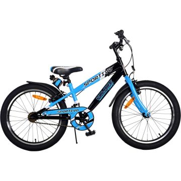 Volare Sportivo Kinderfiets - Jongens - 20 inch - Blauw - Twee handremmen