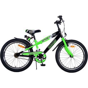 Volare Sportivo Kinderfiets - Jongens - 20 inch - Groen - Twee handremmen