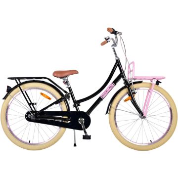 Volare Excellent Kinderfiets - Meisjes - 24 inch - Zwart - 3 Versnellingen