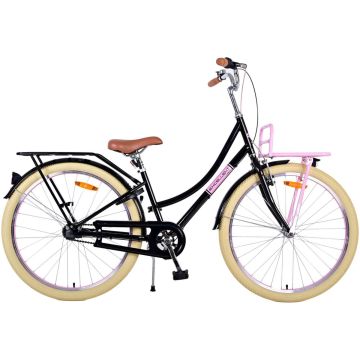 Volare Excellent Kinderfiets - Meisjes - 26 inch - Zwart - 3 versnellingen