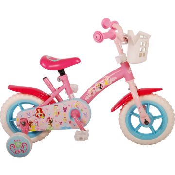 Disney Princess Kinderfiets - Meisjes - 10 inch - Roze - Doortrapper