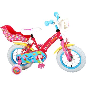 Peppa Pig Kinderfiets - Meisjes - 12 inch - Roze - 2 Handremmen