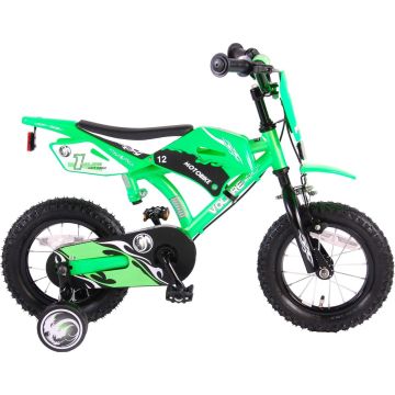 Volare Motorbike Kinderfiets - Jongens - 12 inch - Groen - Twee handremmen