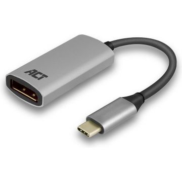 USB-C naar DisplayPort kabel met aluminium behuizing - 4K @ 60Hz - ACT AC7030