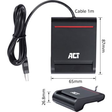 ACT - USB Smart Card ID Reader AC6015