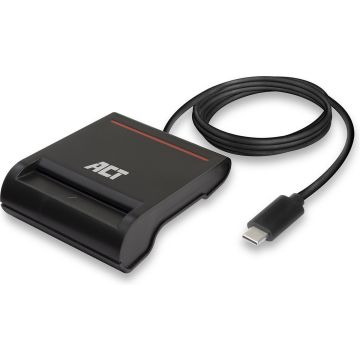 ACT – Identiteitskaartlezer – eID Kaartlezer België – USB Type C voor laptops – Windows/Mac – België – AC6020