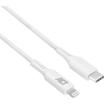 ACT USB C Lightning Kabel 1 meter, Apple MFI kabel gecertificeerd – AC3014