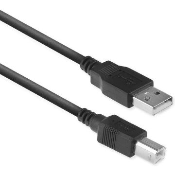 ACT Printerkabel USB 2.0 A naar B – Lengte 1 Meter – Universeel Kabel USB A naar USB B Printer en Scanner - AC3030